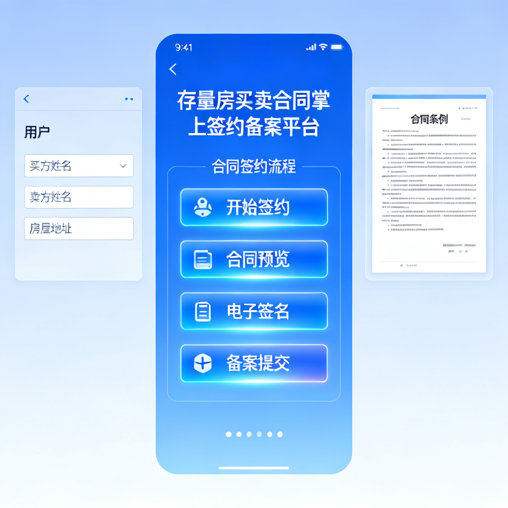 存量房买卖合同掌上签约备案平台