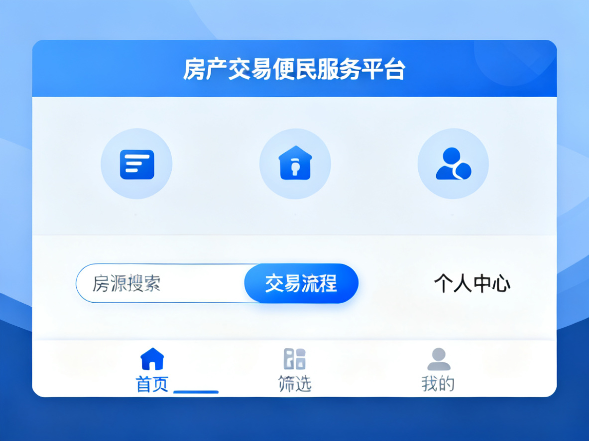 互联网+房产交易便民服务